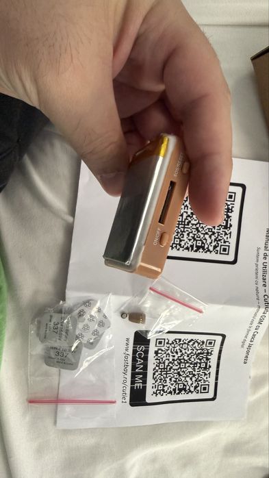 Casca de copiat ! Cutiuta gsm cu microcasca japoneza si baterie extinsa !