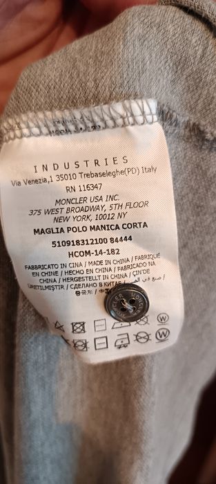 Givenchy reverse logo Moncler polo