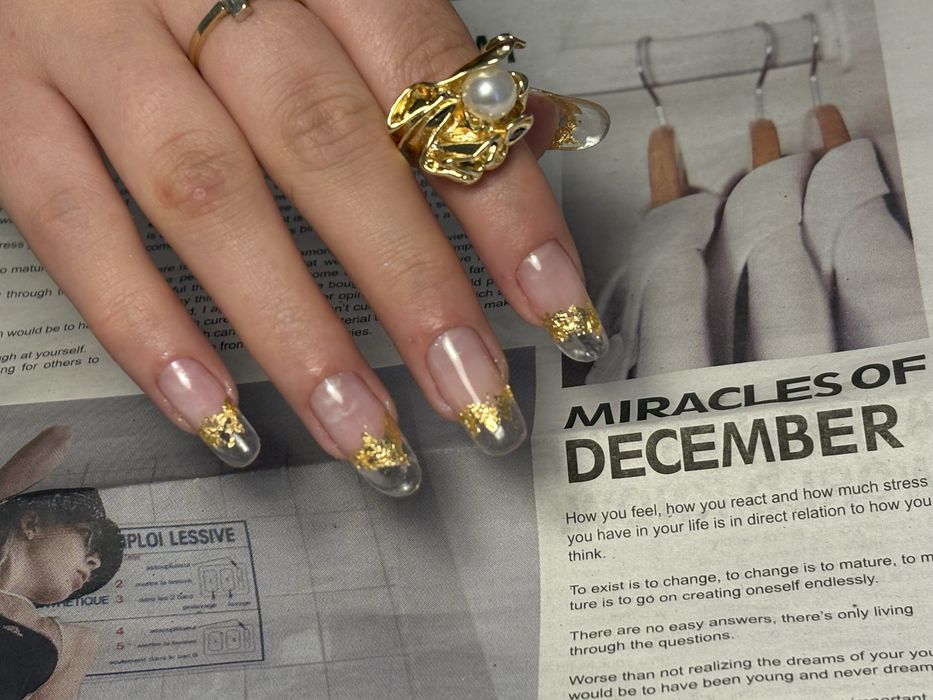 Manichiura cu gel/oja semi