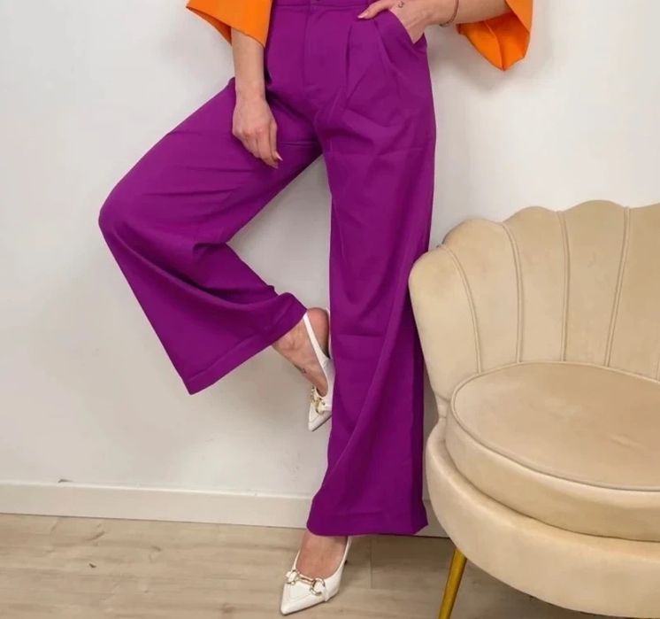H&M Pantaloni mix de in fucsia roz