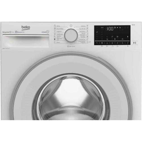 Нова инверторна слим пералня с пара Beko B3WFU782CWB, 8 кг,