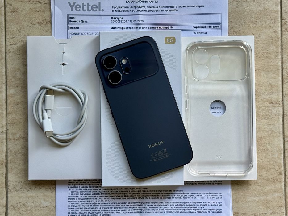 Honor 600 512GB / КАТО НОВ / 3г. ГАРАНЦИЯ