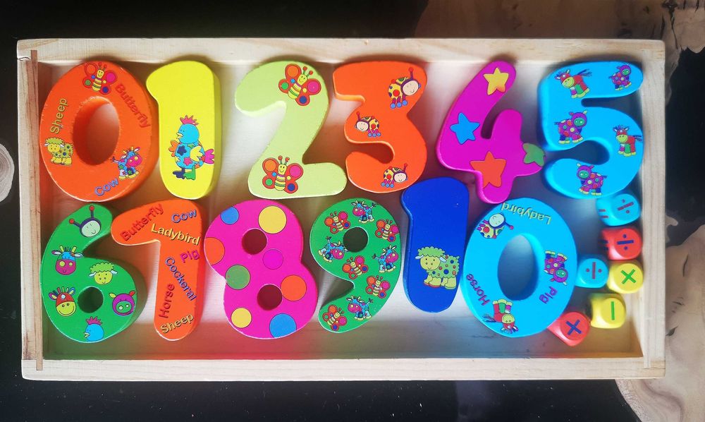 Деревянные цифры