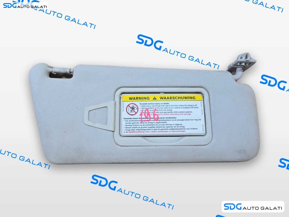 Parasolar Dreapta Mercedes Clasa A Class W169 2004 - 2012 Cod A1698100210 [LN1445]