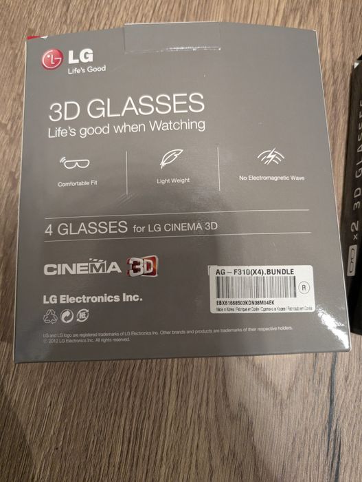 3D-очков LG Cinema 3D.
