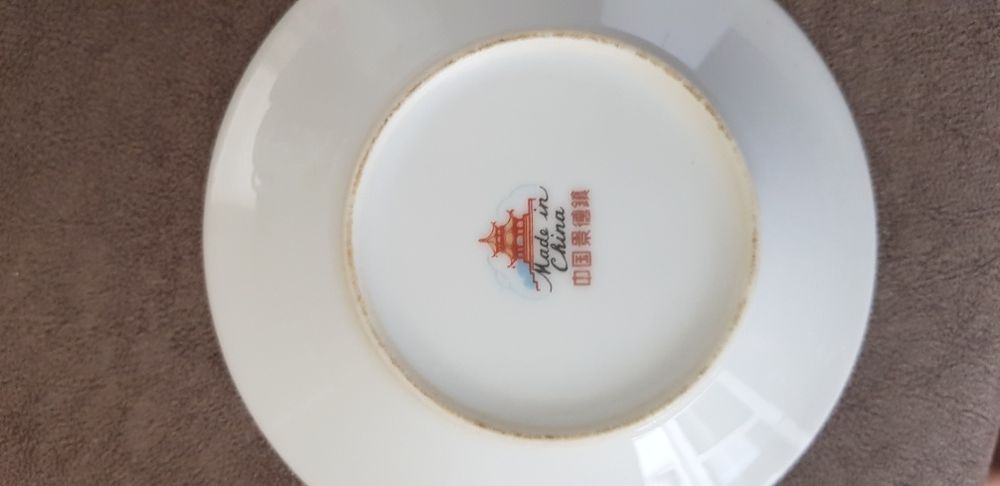 Set 6 cesti de cafea vechi din portelan fin