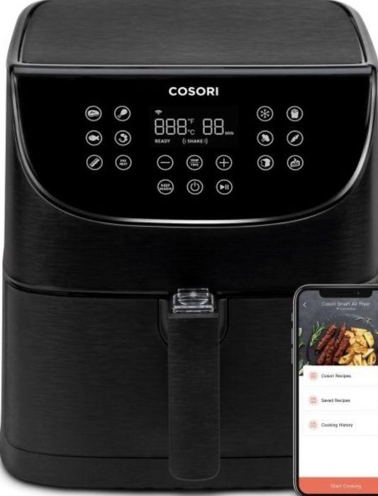 Vand Friteuza cu aer cald COSORI Premium CP158-AF-RXB, 2.2kg, 5.5l, 1700W, negru