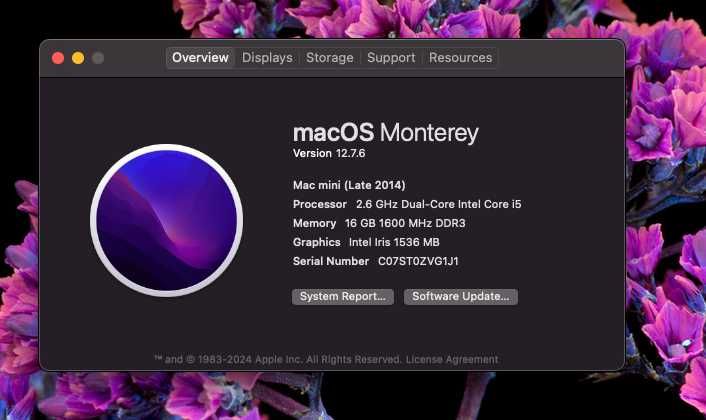 Mac Mini (Late 2014) procesor i5 Dual-Core Intel 2.6 GHz, 16GB RAM si 251 GB SSD 1600 Mhz