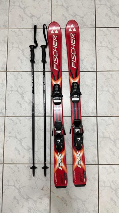 Echipament schi copii schiuri+bete, casca+ochelari, manusi, pantaloni