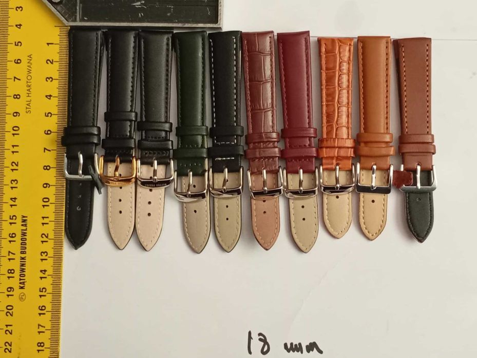 curele pentru ceas de piele,marimi de 18,20 si 22mm
