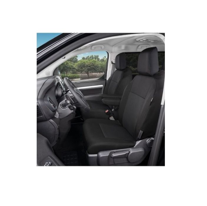 Set huse scaune auto Kegel Tailor Made Van DV1 + DV1 pentru Peugeot Expert 3, Traveller, Citroen Jumpy dupa 2016, Opel Vivaro C, Zafira Life dupa 2019, Toyota ProAce 2, ProAce Verso 2 dupa 2016, sofer + pa