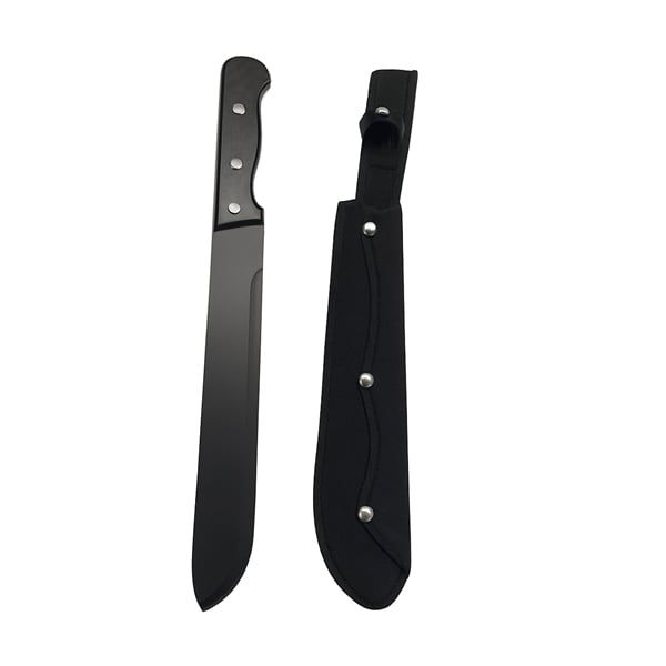 Maceta vanatoare, otel inoxidabil 420, teaca textila, 60 cm