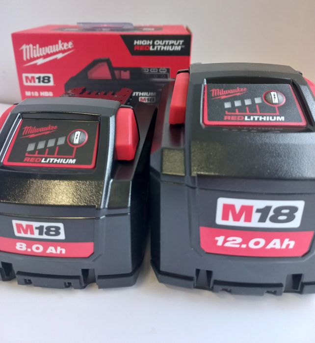 Акумулаторни батерии Milwaukee M18 HB12/12Ah и M18 HB8/8Ah
