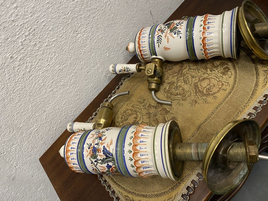 Порцеланов френски кран за бира с месингова ръчка