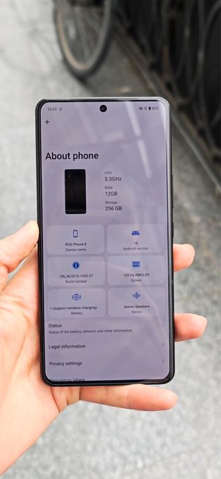 Asus rog 8 china zor xolatda ozroq kami bor