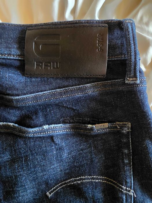 G-STAR RAW 3301 Slim Denim Shorts Мъжки Къси Панталони Ежедневни L,34