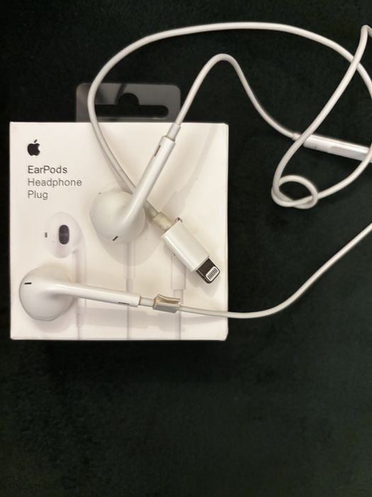 Apple EarPods Lightning alb originale