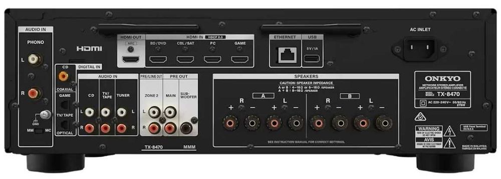 Средно висок клас Стерео Усилвател + Тонколони и субуфер