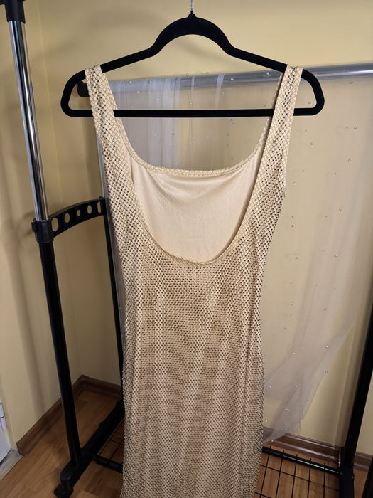 Рокля с камъни модел на Babyboo fashion