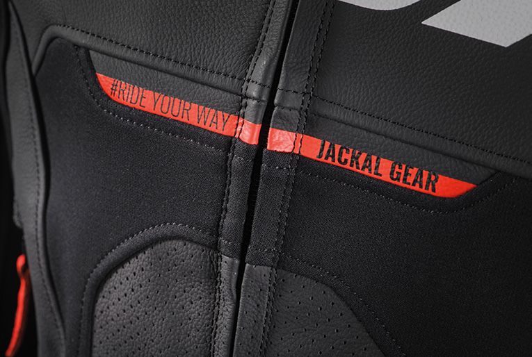 Geaca moto barbati piele Racing Ixon vara model Jackal JKT MS