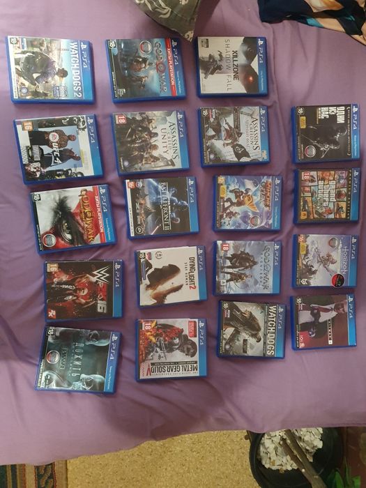 Диски с играми на Sony playstation 4