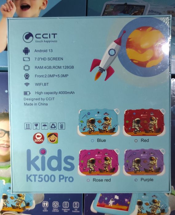 Bolalar plansheti CCIT KT 500 Pro, Новый Детский умные планшет