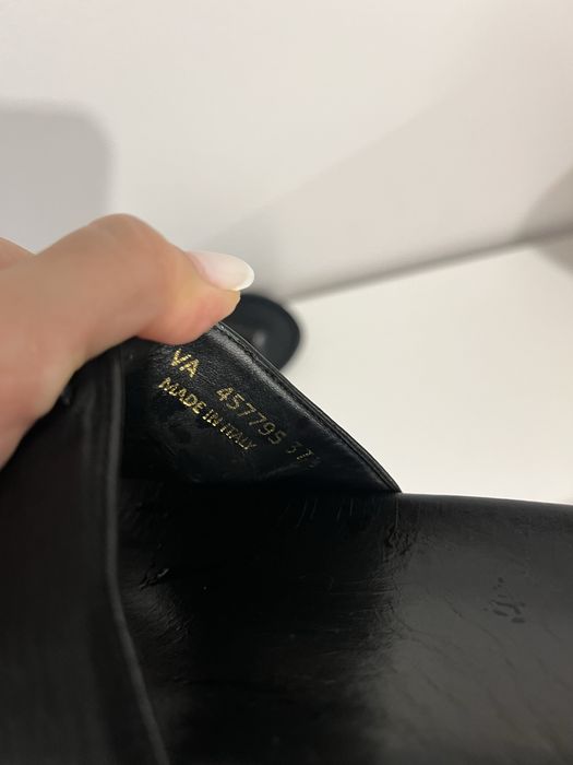 Șlapi Saint Laurent Paris din piele mărimea 37,5