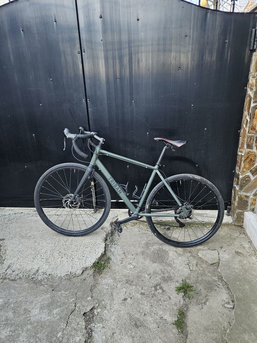 Bicicleta Triban Gravel 120 Kaki