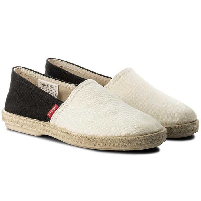 %ПРОМО% LEVI’S № 40 – Дамски ежедневни еспадрили "CREAMY BLACK" нови