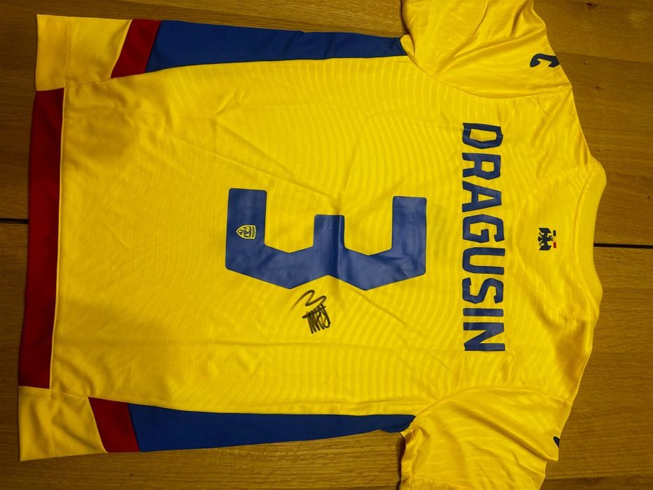 Radu Dragusin Romania tricou cu autograf