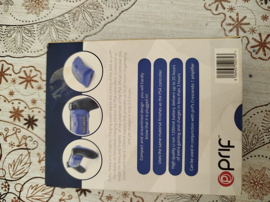 Допълнителна батерия за контролер на ps4