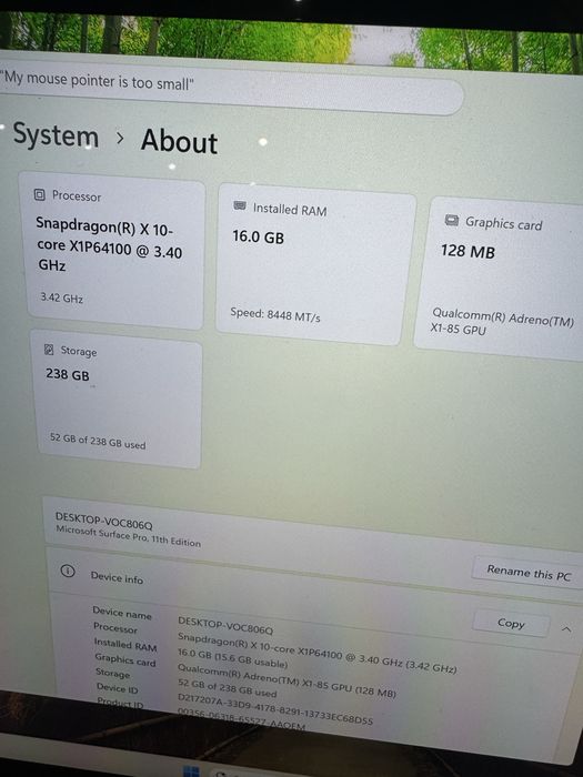 Microsoft Surface Pro 11
