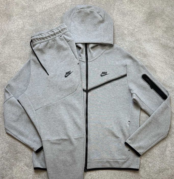 #NOU# Nike Tech Fleece Gri Negru - Livrare Verificare Colet -