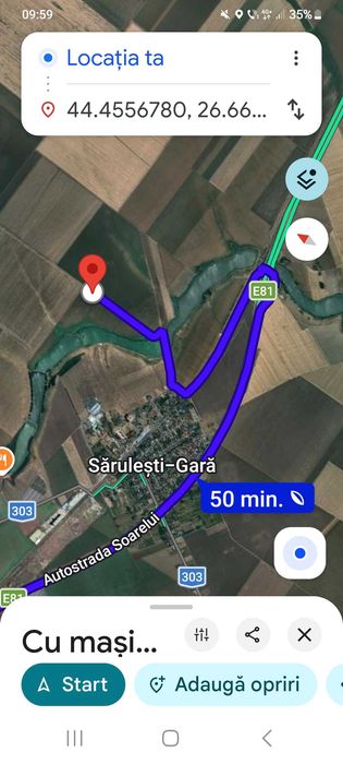 Teren Ileana - Călărași, lângă A2 (km 49)
