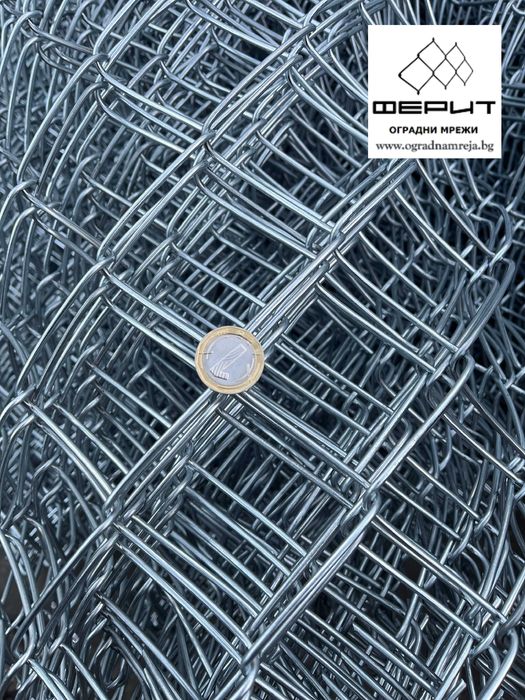 Мрежа оградна от твърд поцинкован тел, склад София