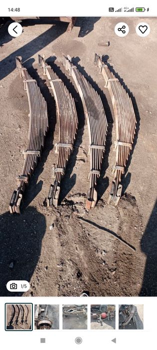 Продам рессоры задние ГАЗ 3307