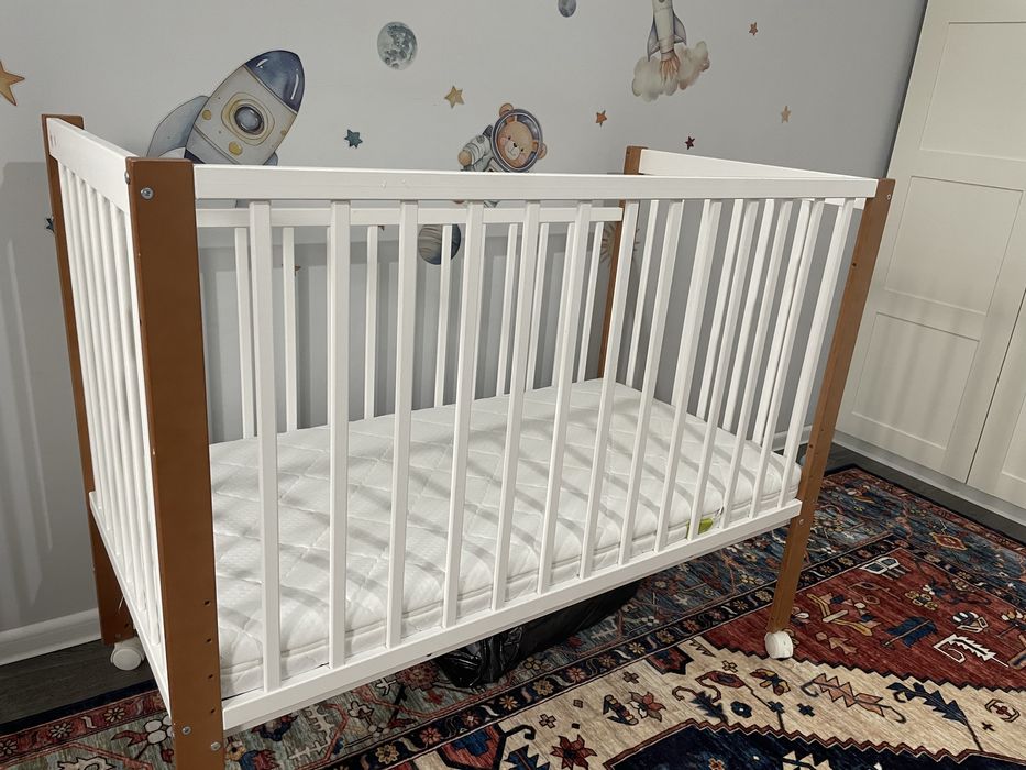 Кровать-манеж детская приставная