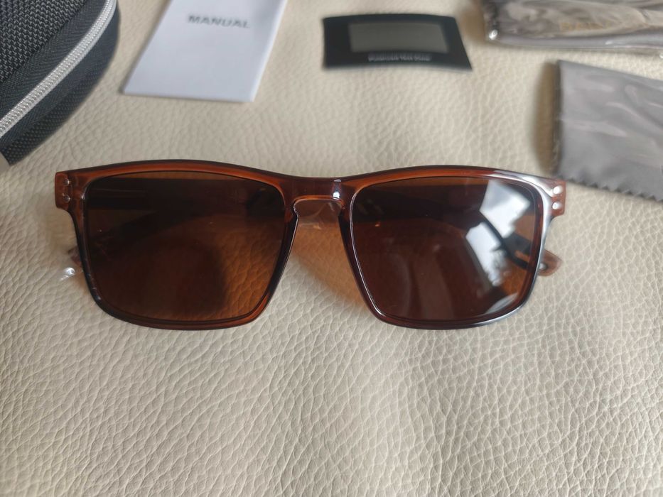 BARCUR дървени слънчеви очила унисекс