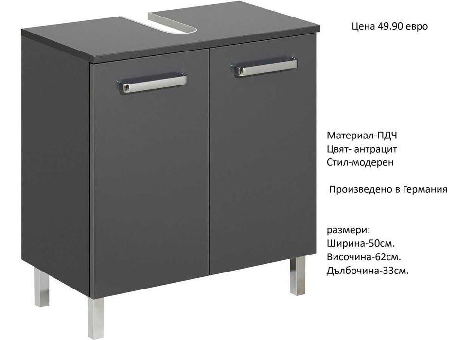 РАЗЧИСТВАМЕ СКЛАДА различни модела шкафове за мивка по 49.90 евро