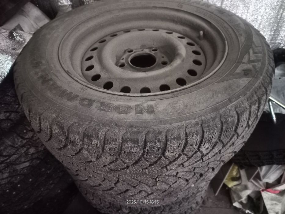 Бмв е34 диски р15 с резиной зима