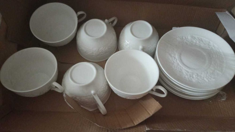 Посуда сервиз белый