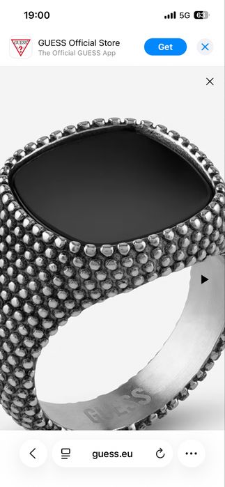 Мъжки пръстен Guess