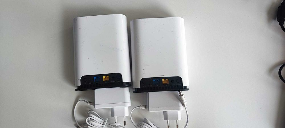 Set 2 Routere Nokia Beacon 1 Mesh WiFi 5 AC1200 cu incarcatoare