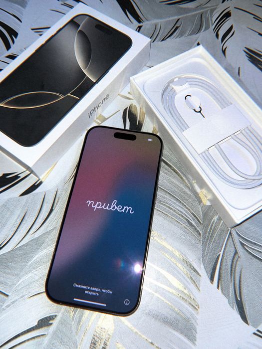 iPhone 16 Pro 128GB, Natural Titanium, 82% АКБ