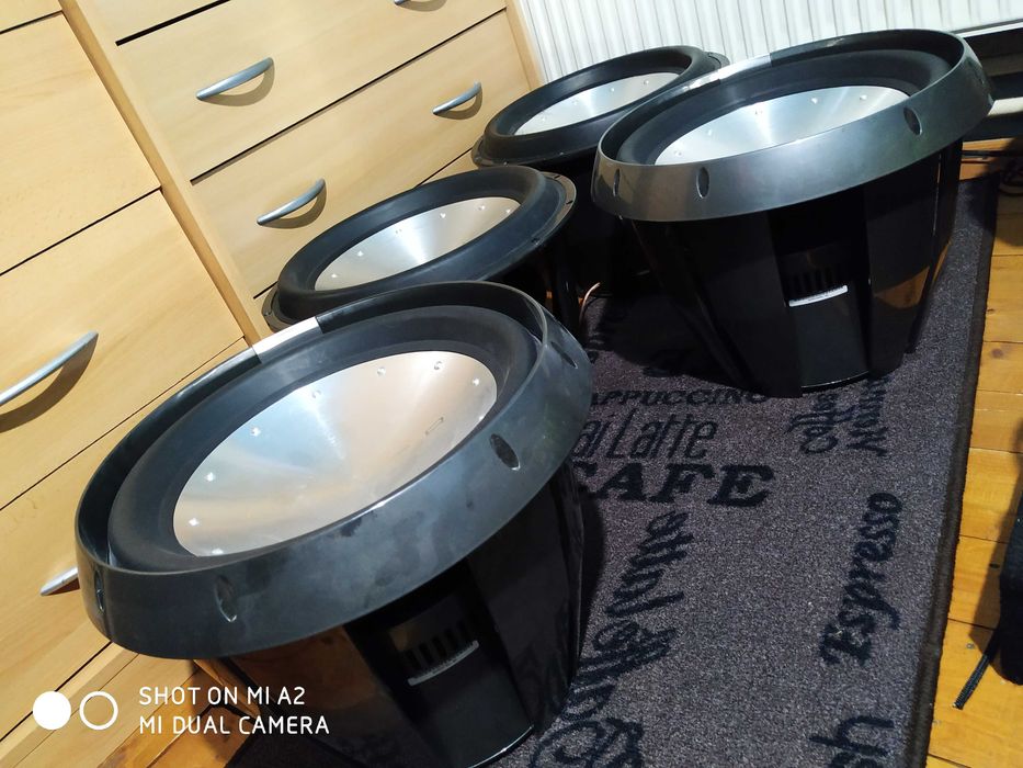 4 buc Set Subwoofer Rockford fosgate t215d2 1000w rms