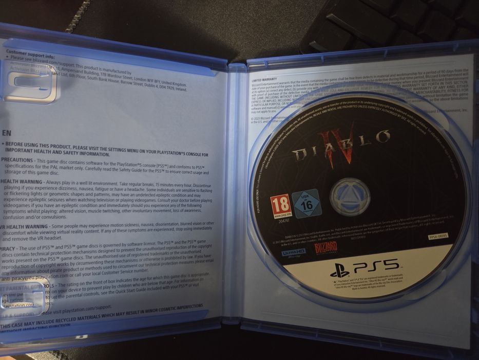 Игра для PS5 Diablo 4. Диск.