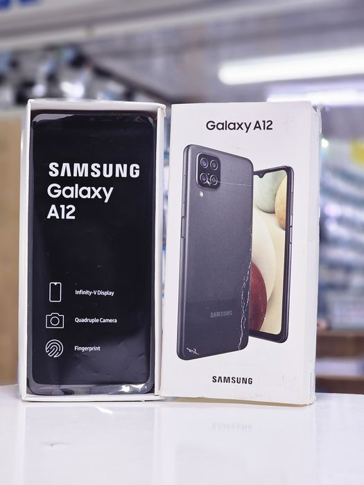 Samsung A12 Exynos 850 Black 4gb 64gb с коробкой и гарантией