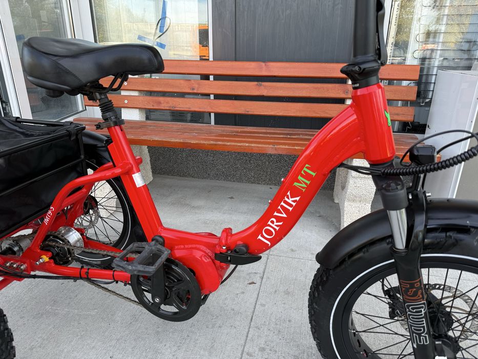 Електрическа Триколка Fat Tire Jorvik Mid Drive 20цола