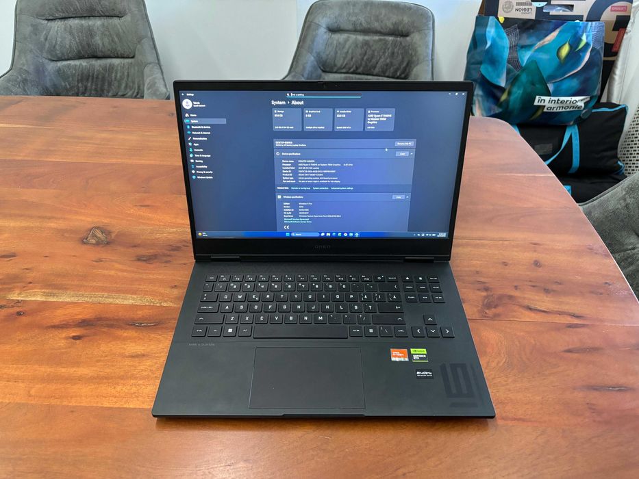 Laptop HP OMEN 16-xf0101nn Ryzen 9,RTX 4070,32gb RAM, 1TB, 240Hz