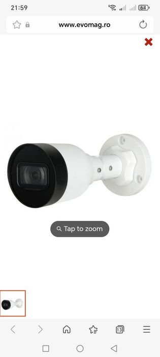 Camera supraveghere exterior IP Dahua IPC-HFW1431S1-0280B-S4, 4 MP, IR
